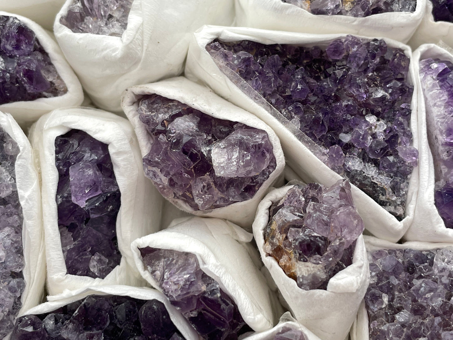 Amethyst Crystal Point or clusters | Crystal for Intuition and Protection | Third Eye Chakra Stone