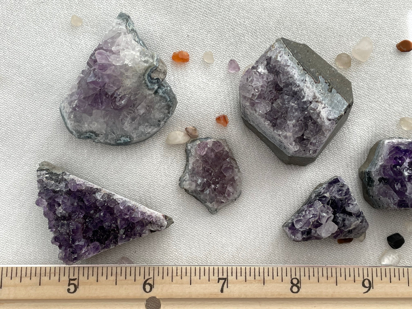 Amethyst Crystal Point or clusters | Crystal for Intuition and Protection | Third Eye Chakra Stone