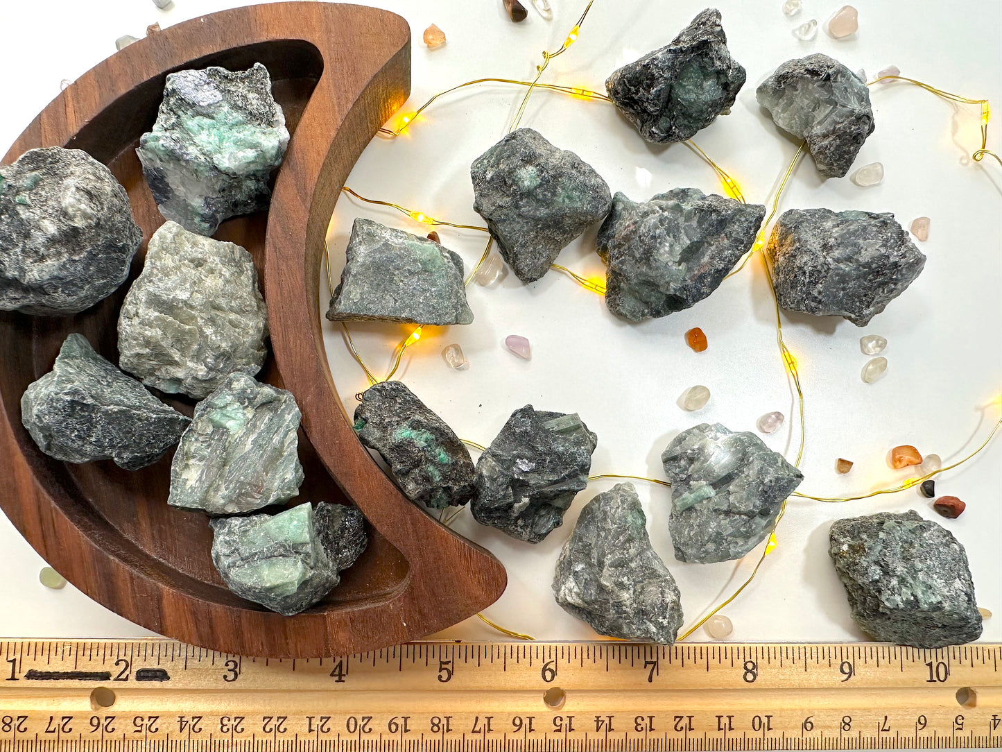 Emerald, Tumbled or Rough Crystal | Crystal for Love and Abundance