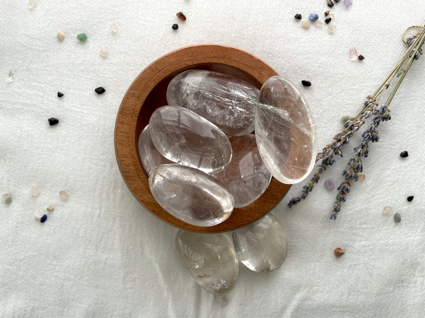 Clear Quartz, tumbled or Rough | Energy Enhancer Crystal | Crown Chakra Crystal