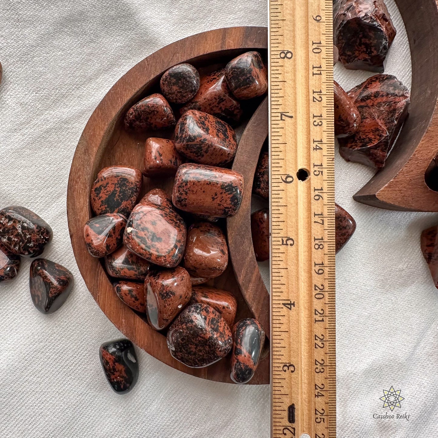 Tumbled Mahogany Obsidian | Red Obsidian | Crystal for Protection and Ancestral Healing