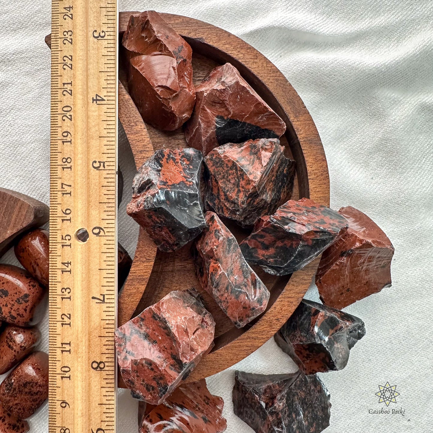 Tumbled Mahogany Obsidian | Red Obsidian | Crystal for Protection and Ancestral Healing