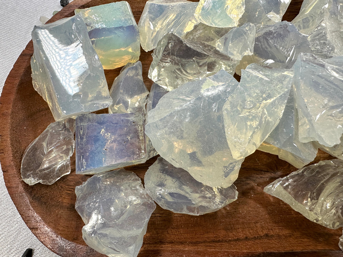 Opalite, Tumbled or Rough | Synthetic White Opal