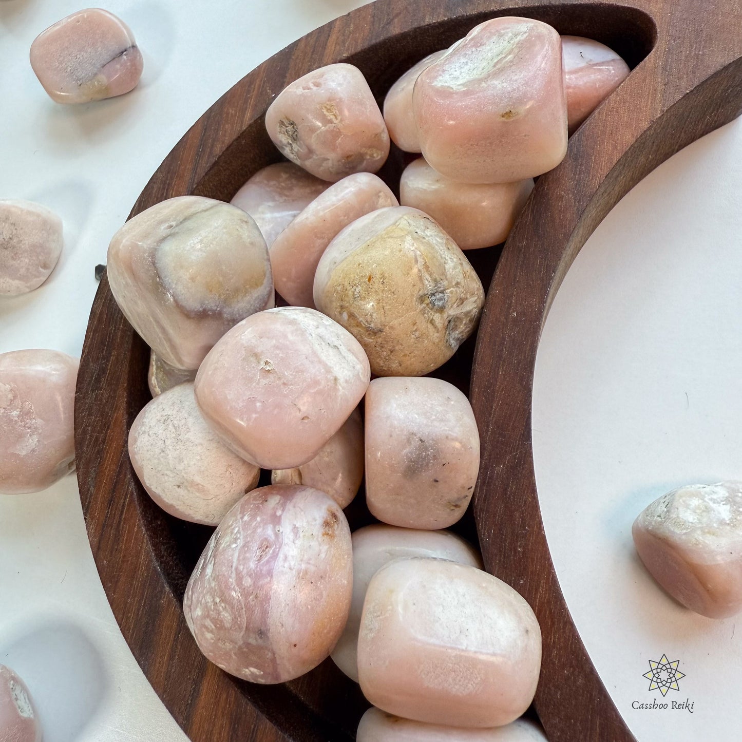 Pink Opal, Tumbled or Rough | Stone for Libra Zodiac | October Birthstone | October Birthday Gift