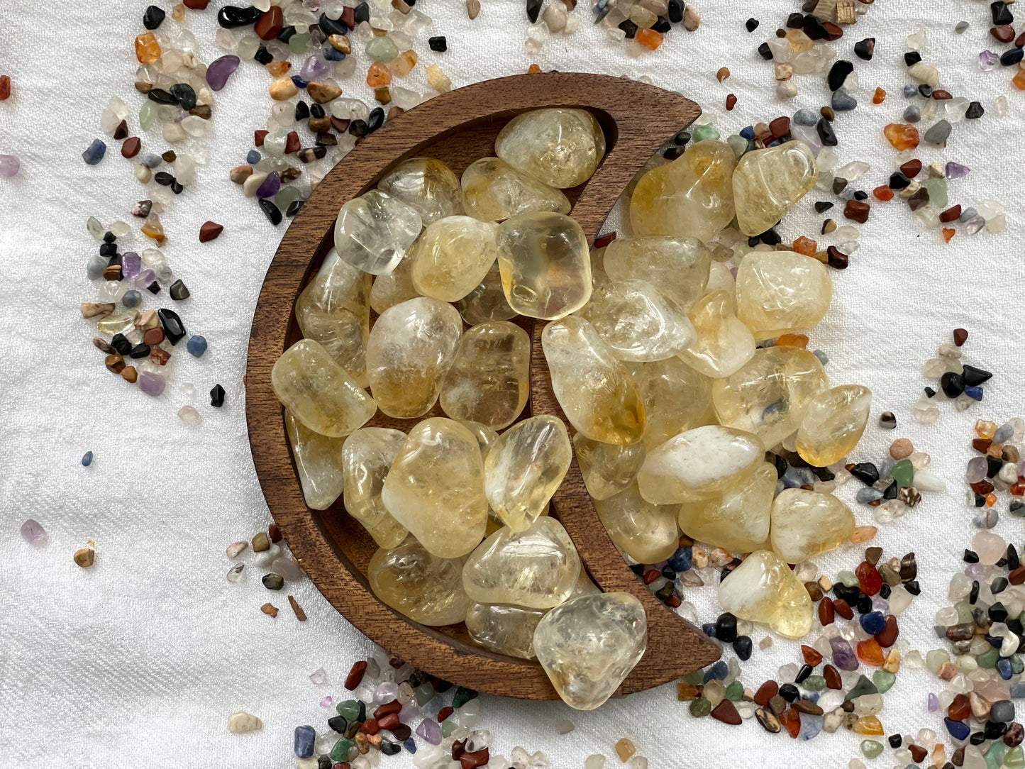 Citrine Tumbled or Rough | Crystal for Prosperity & Joy | Solar Plexus Chakra Stone