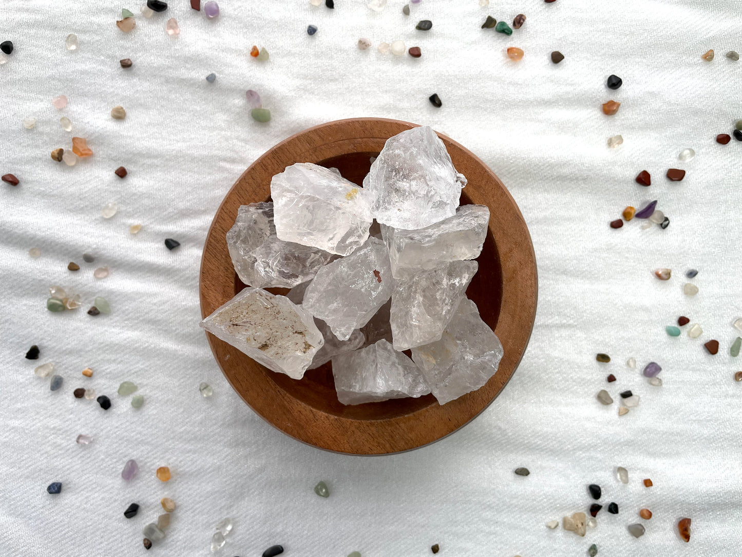 Clear Quartz, tumbled or Rough | Energy Enhancer Crystal | Crown Chakra Crystal