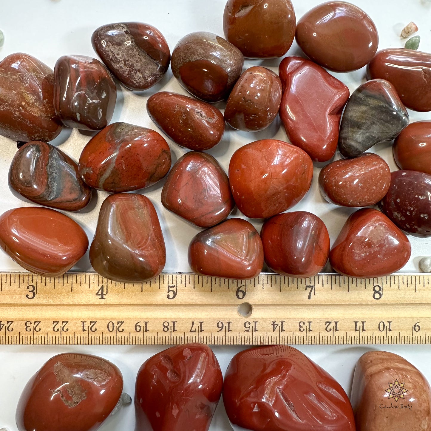 Red Jasper Crystal | Root chakra Stone | Stone for Protection & Grounding | Crystal for Drivers