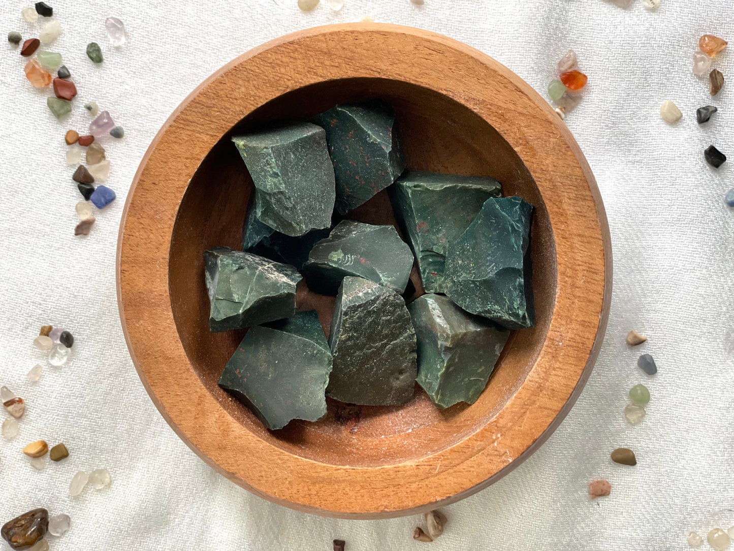 Bloodstone Jasper, Tumbled or Rough Crystal | Crystal for Motivation and Creativity