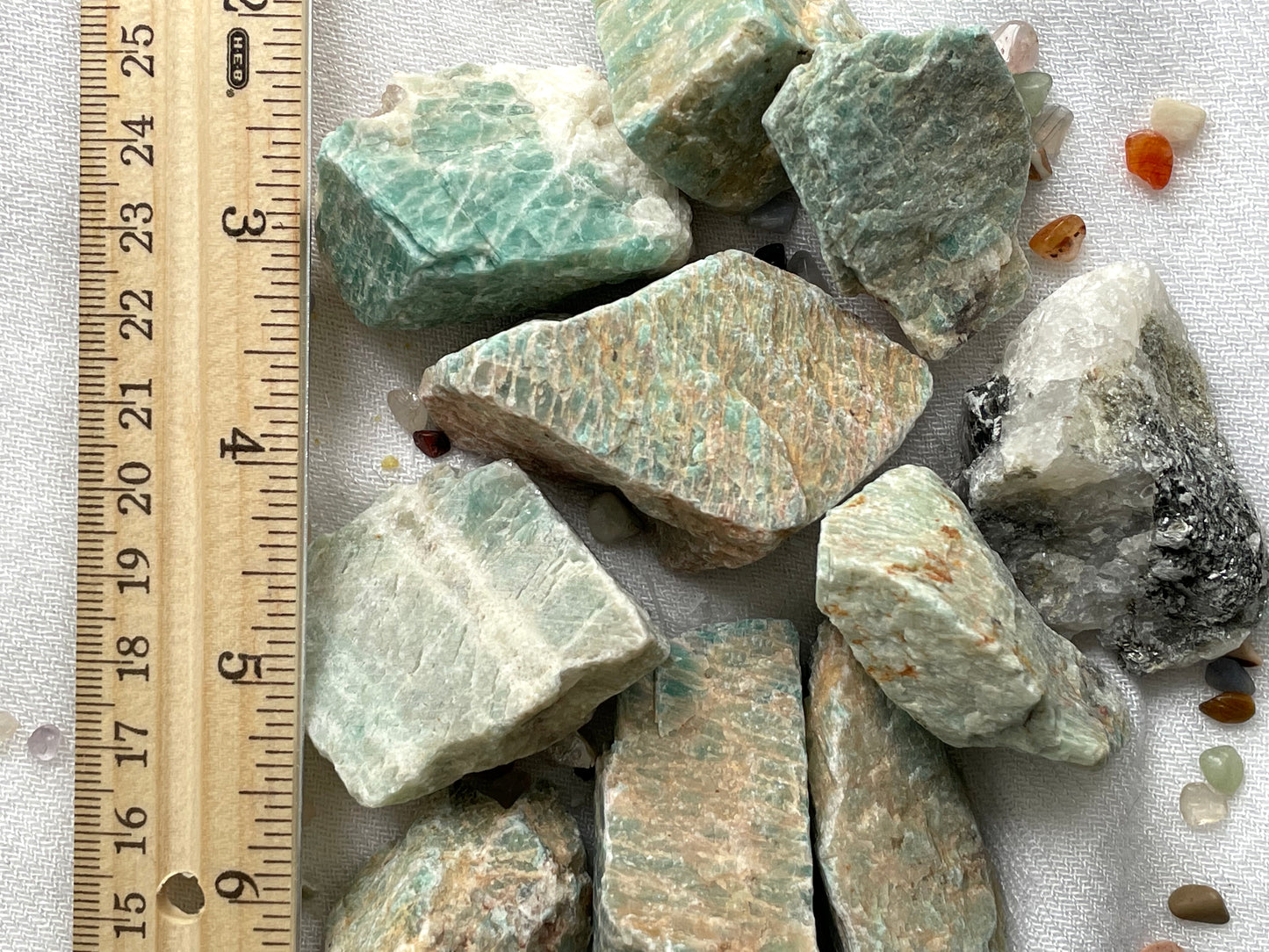 Amazonite, Tumbled or Rough | Stone of Hope, Truth & Courage