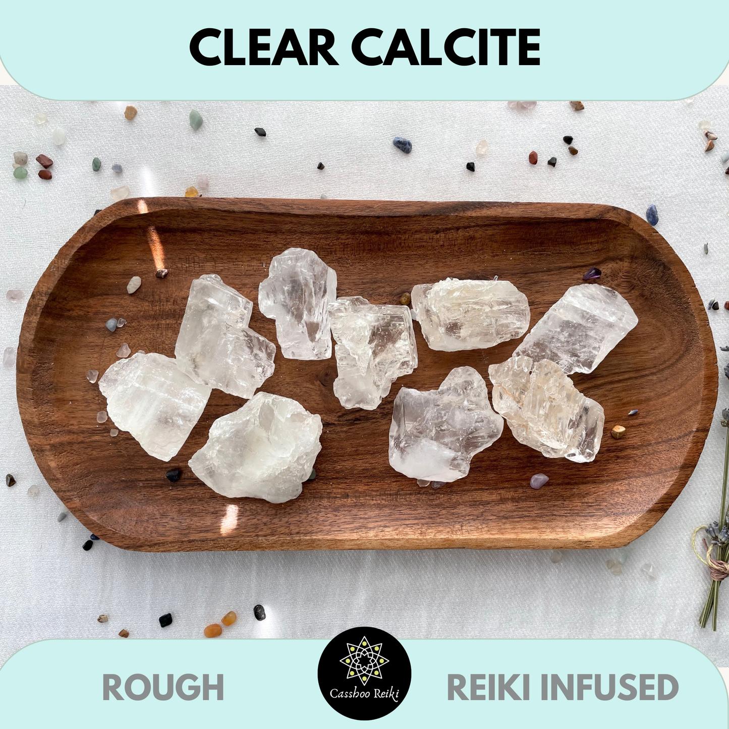 Clear Optical Calcite | Rough Calcite | Crystal for Mental Clarity and understanding the Bigger Picture