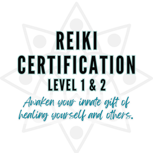 Reiki Level 1 and 2 Certification Class (Online)