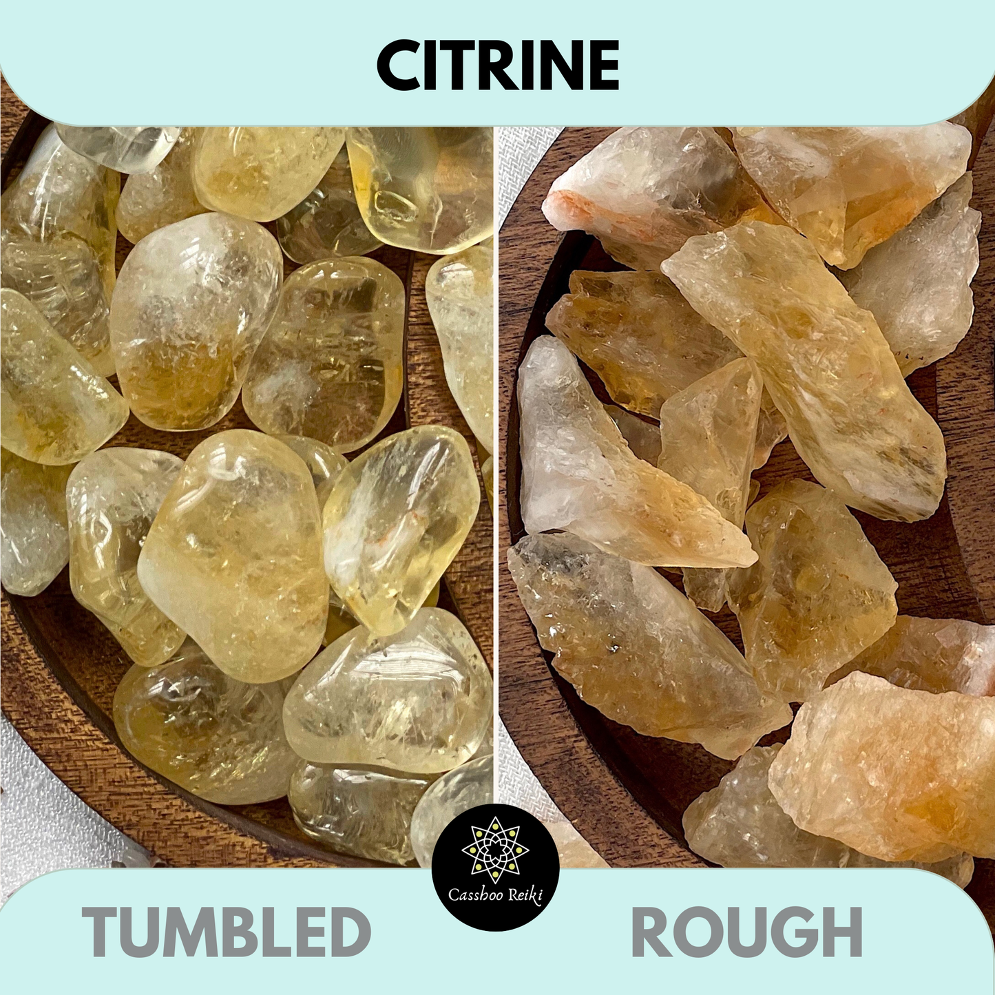 Citrine Tumbled or Rough | Crystal for Prosperity & Joy | Solar Plexus Chakra Stone