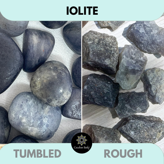 Iolite | Cordierite | Water Sapphire | Crystal for Psychic Development | Third Eye Chakra Stone