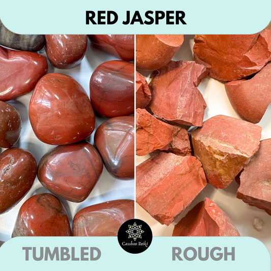 Red Jasper Crystal | Root chakra Stone | Stone for Protection & Grounding | Crystal for Drivers