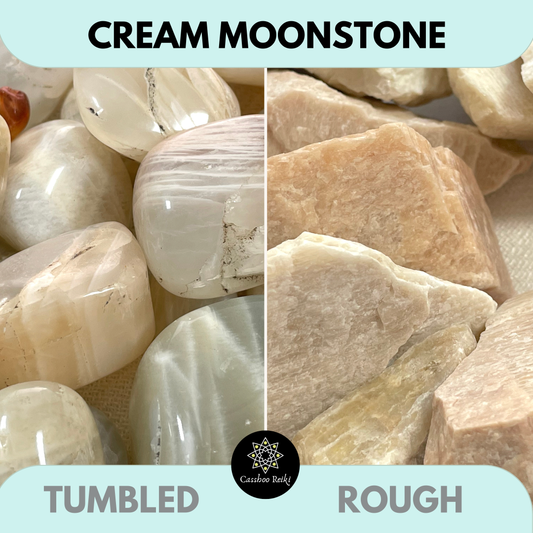 Cream-White Moonstone, Microcline