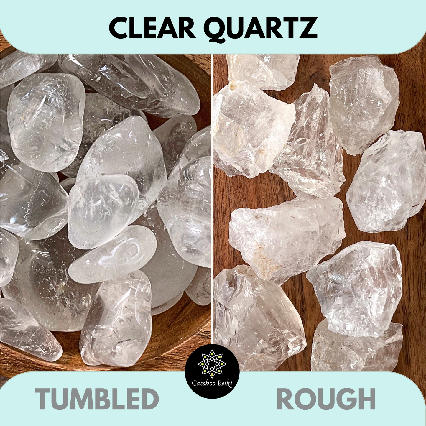 Clear Quartz, tumbled or Rough | Energy Enhancer Crystal | Crown Chakra Crystal