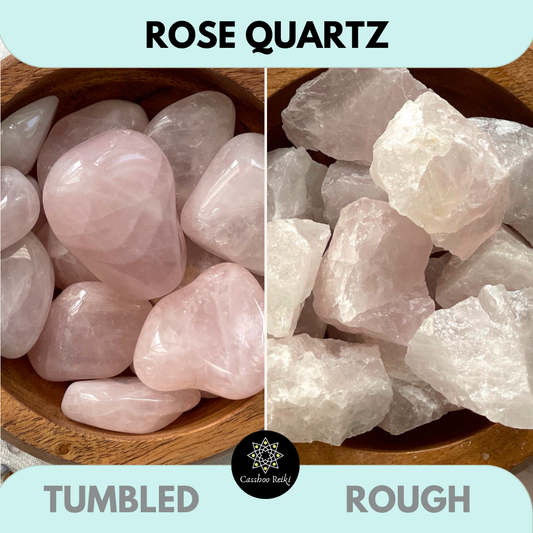 Rose Quartz, Tumbled or Rough | Crystal for Unconditional Love | Crystal for Friendship