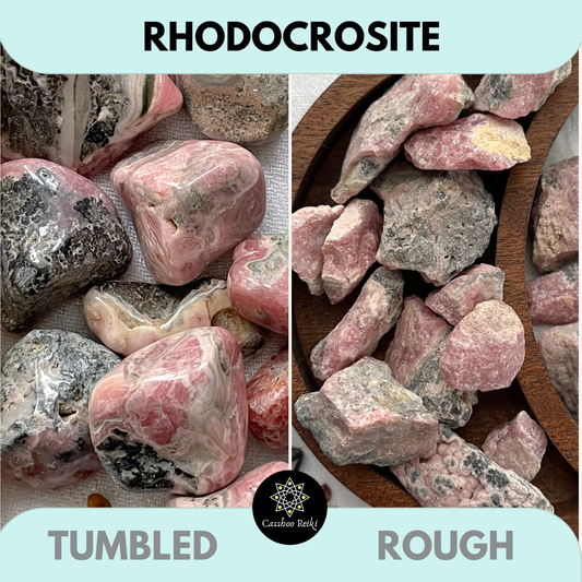 Rhodocrosite, Tumbled or Rough | Heart chakra stone | Stone of Forgiveness and Universal Love