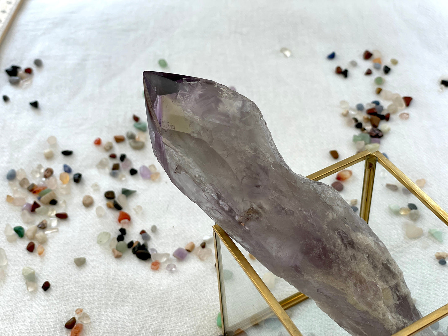 Extra Large Amethyst Wand | 7-inch Amethyst Natural Point | Amethyst Scepter.