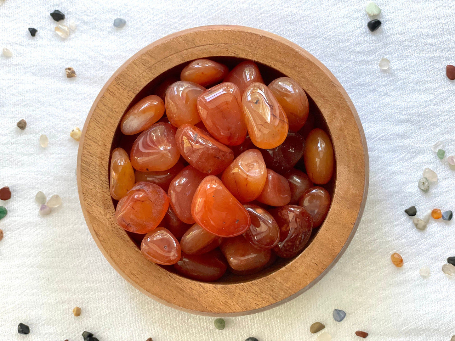 Carnelian Agate Tumbled or Rough | Crystal for Emotional Balance & Joy