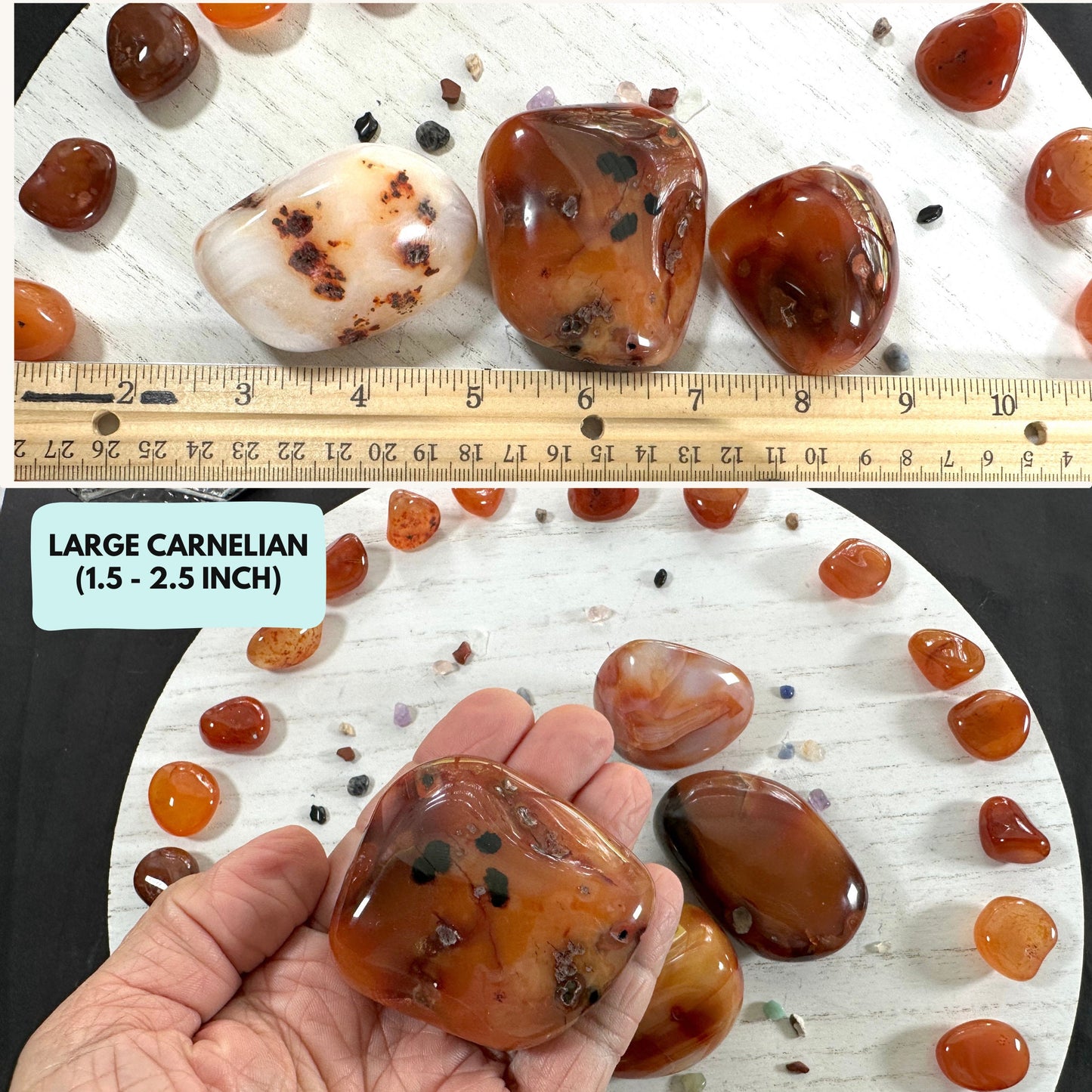 Carnelian Agate Tumbled or Rough | Crystal for Emotional Balance & Joy