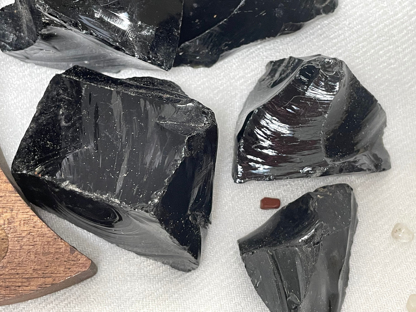 Black Obsidian, Rough or Tumbled | Crystal for Attachment Release & Cord Cutting