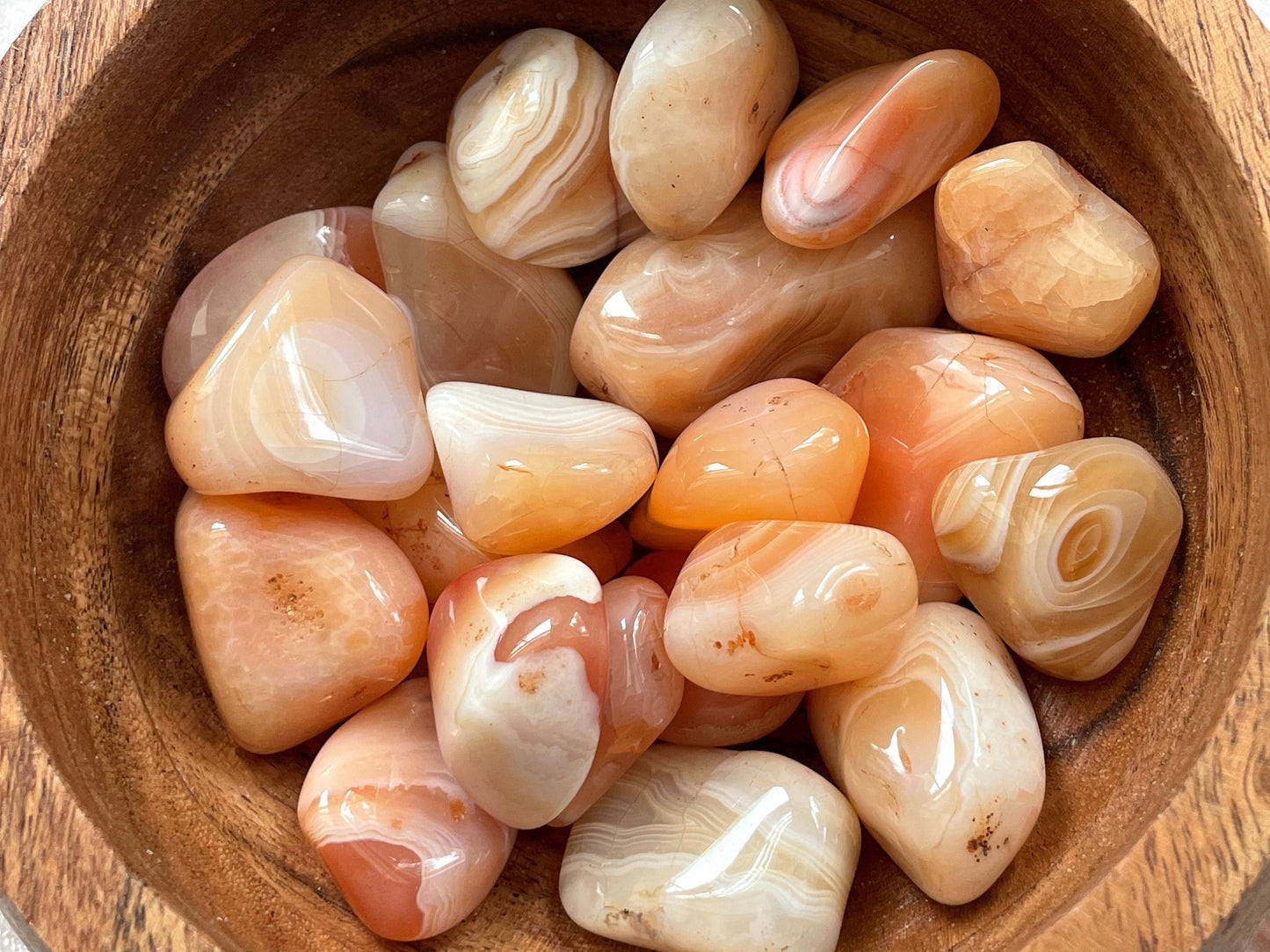 Carnelian Agate Tumbled or Rough | Crystal for Emotional Balance & Joy