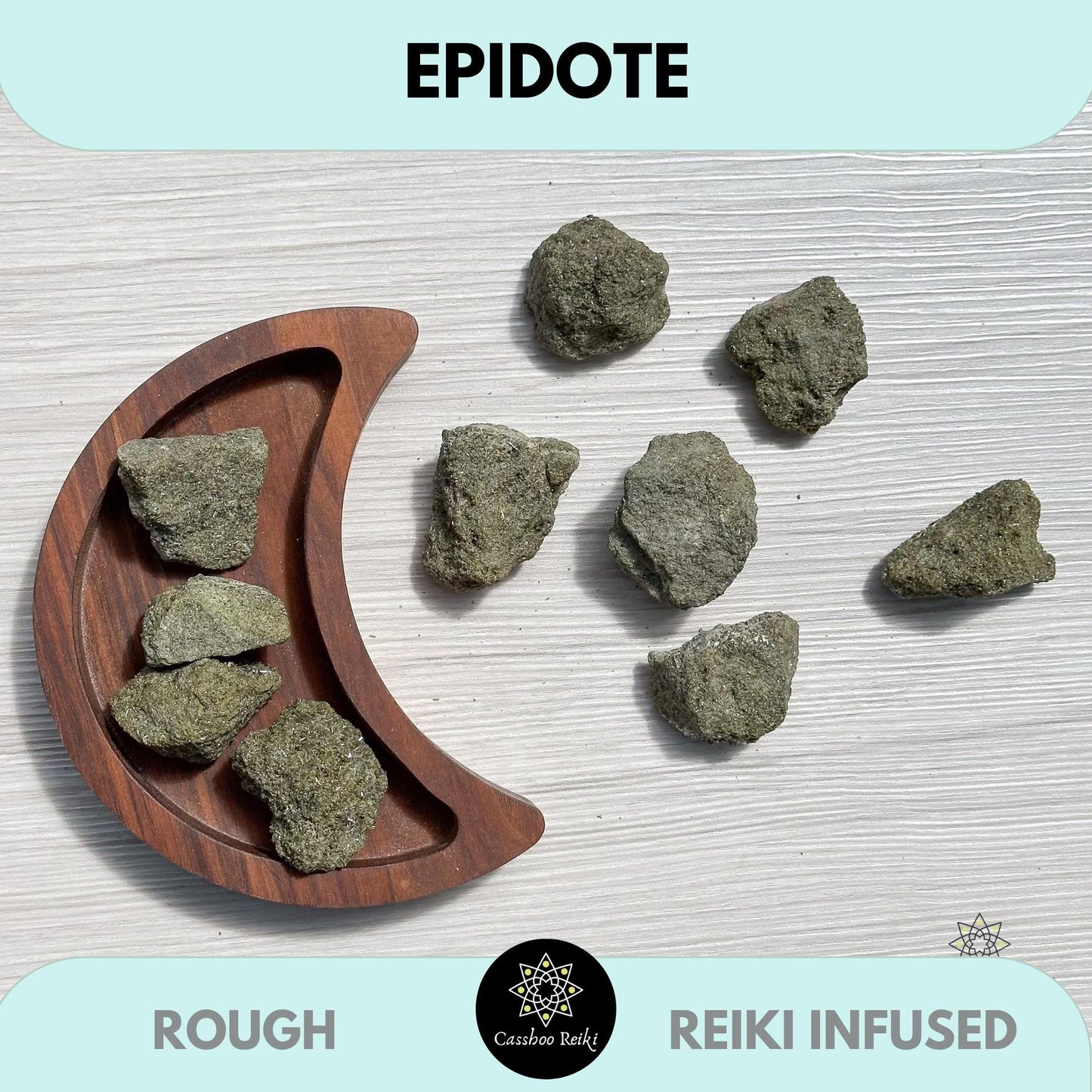 Rough Epidote | Crystal for Positivity and Manifestation