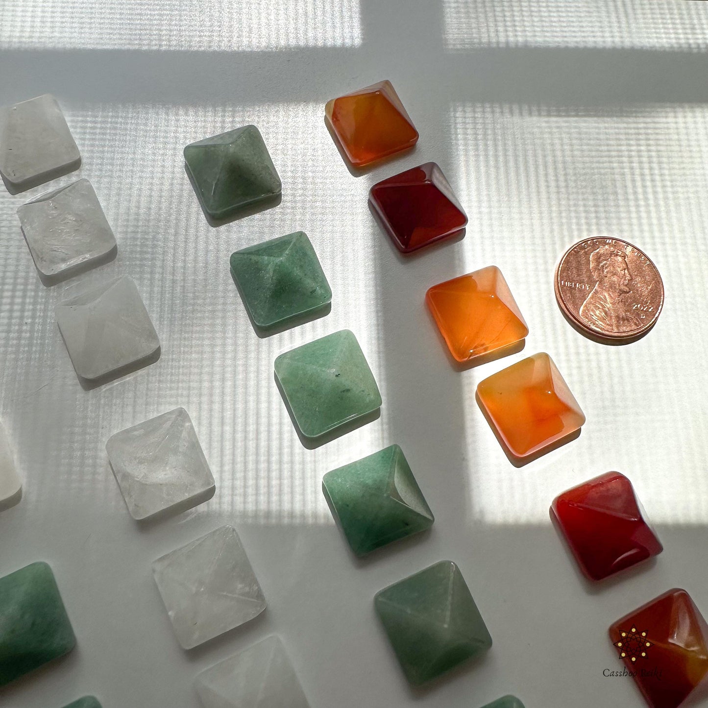 Gemstone Pocket Pyramids | Mini Pyramids | Pocket tokens | Pocket-Sized Gemstone Charms | Talismans