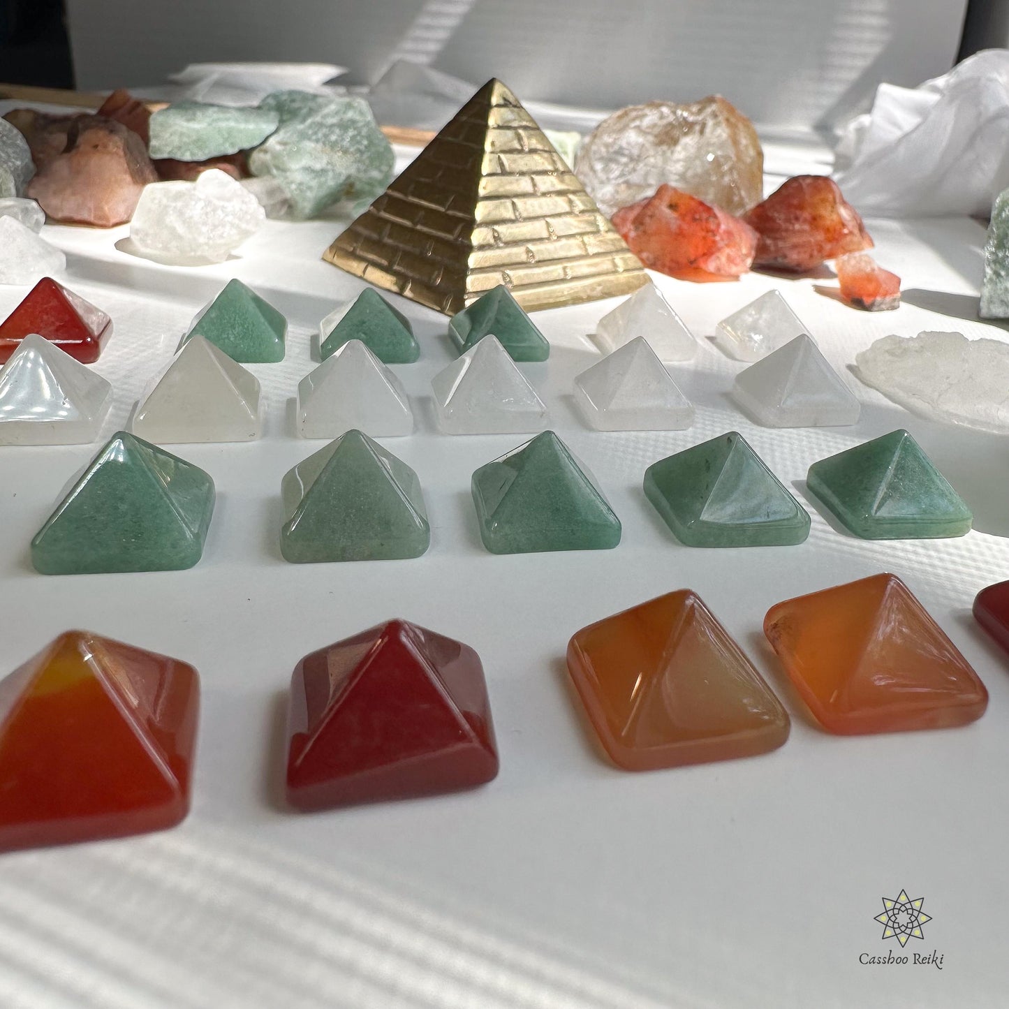 Gemstone Pocket Pyramids | Mini Pyramids | Pocket tokens | Pocket-Sized Gemstone Charms | Talismans