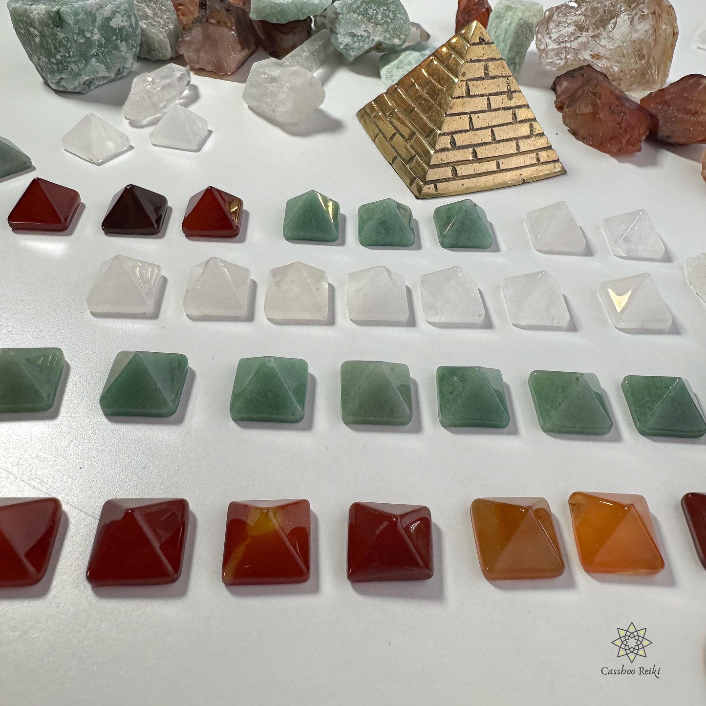 Gemstone Pocket Pyramids | Mini Pyramids | Pocket tokens | Pocket-Sized Gemstone Charms | Talismans