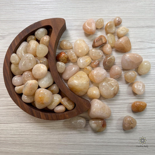 Tumbled Yellow-Peach Aventurine | Crystal for Self-Love and Compassion | Crystal for Drivers | Crystal for the Car