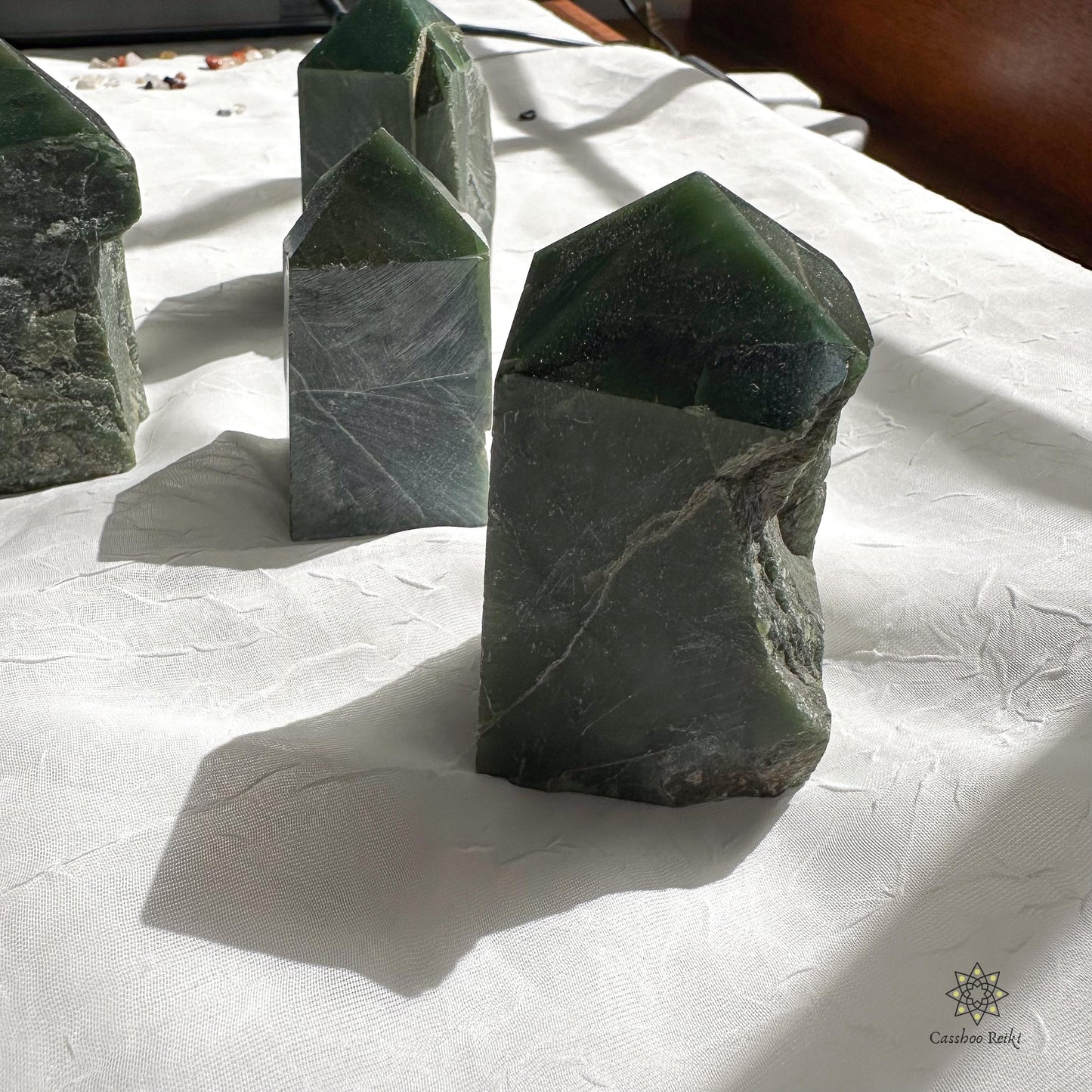 Clearance: Green Jade / Jadeite Points | Feng Shui Crystal