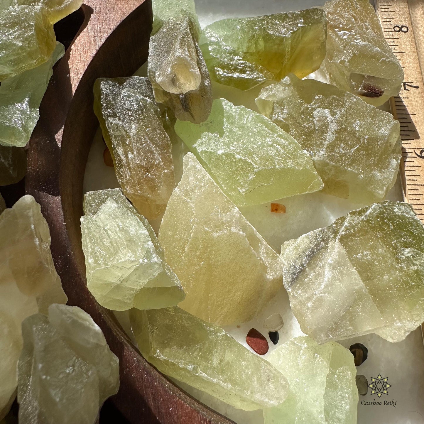 Natural Green Calcite | Rough Green Calcite | Heart chakra stone