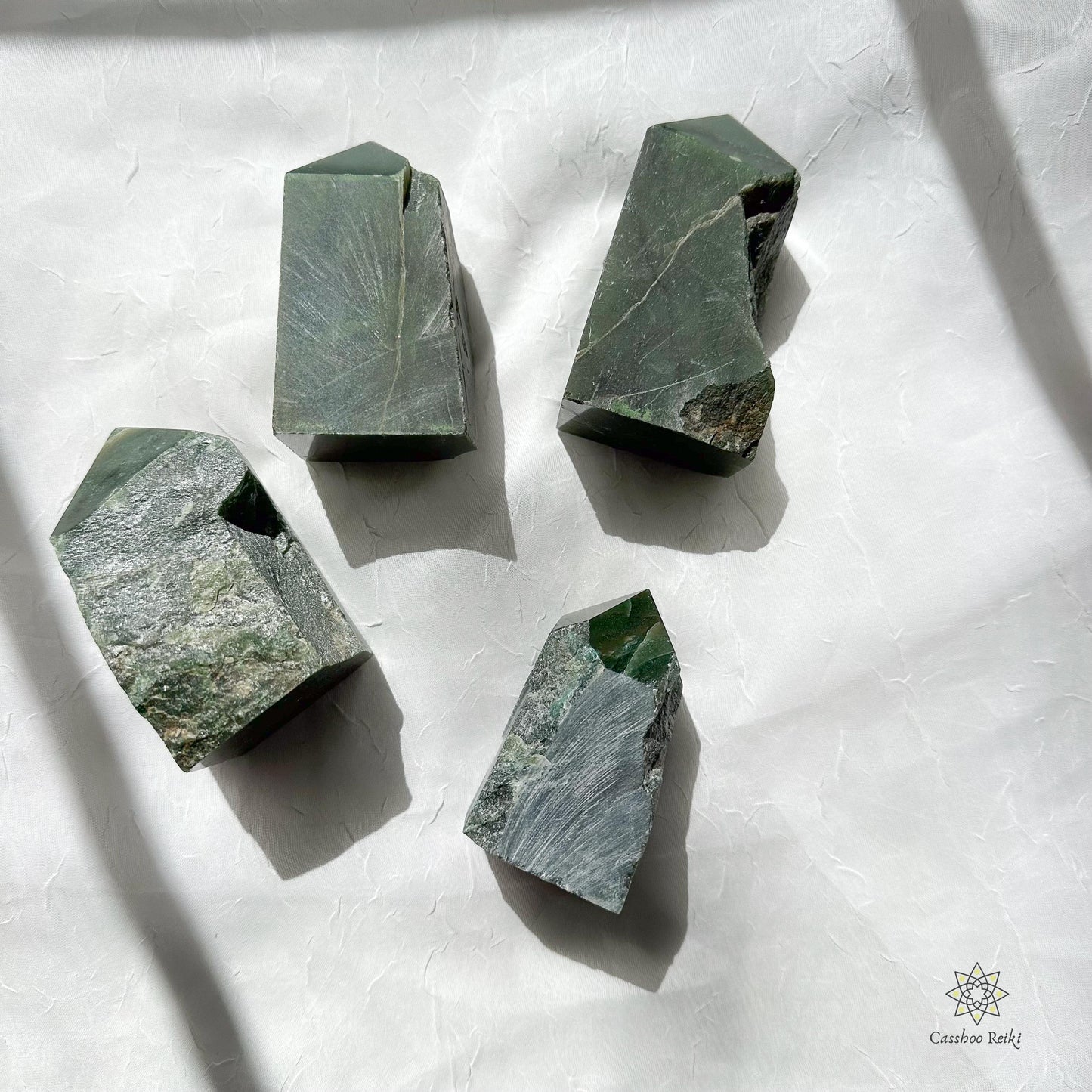 Clearance: Green Jade / Jadeite Points | Feng Shui Crystal