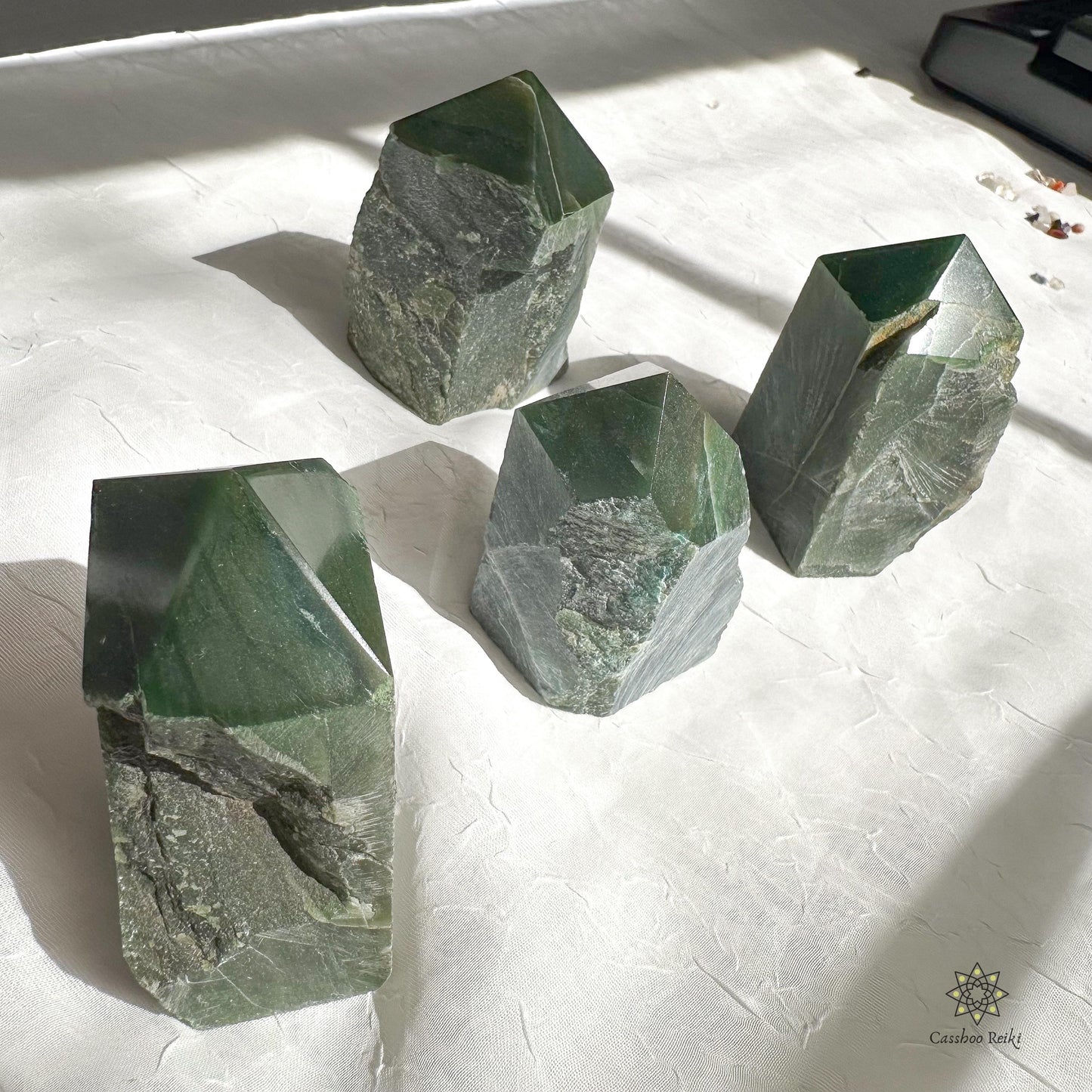 Clearance: Green Jade / Jadeite Points | Feng Shui Crystal