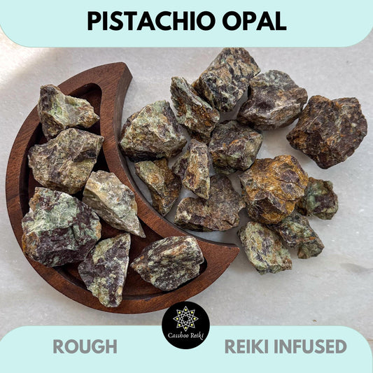 Pistachio Opal, Rough | Stone for New Beginnings and Regeneration