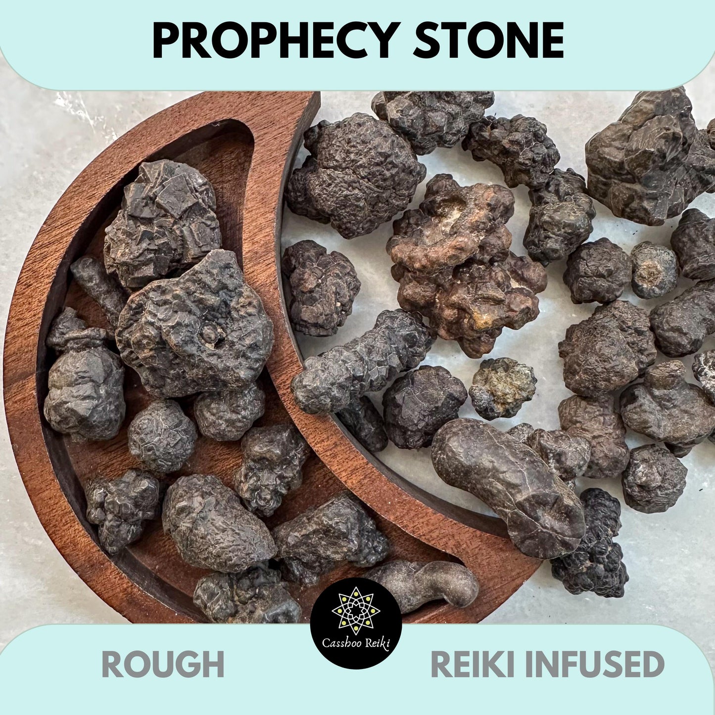 Prophecy Stone | Limonite, Hematite Pseudomorph | Limonite Nodules | Stone for Personal Transformation, Intuition and Guidance