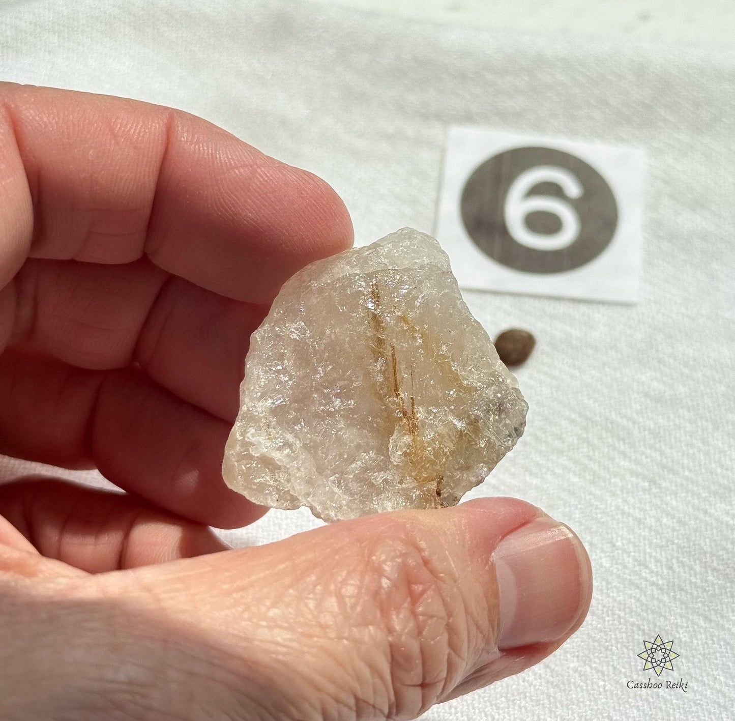 Rough Rutile Quartz . Pick your own