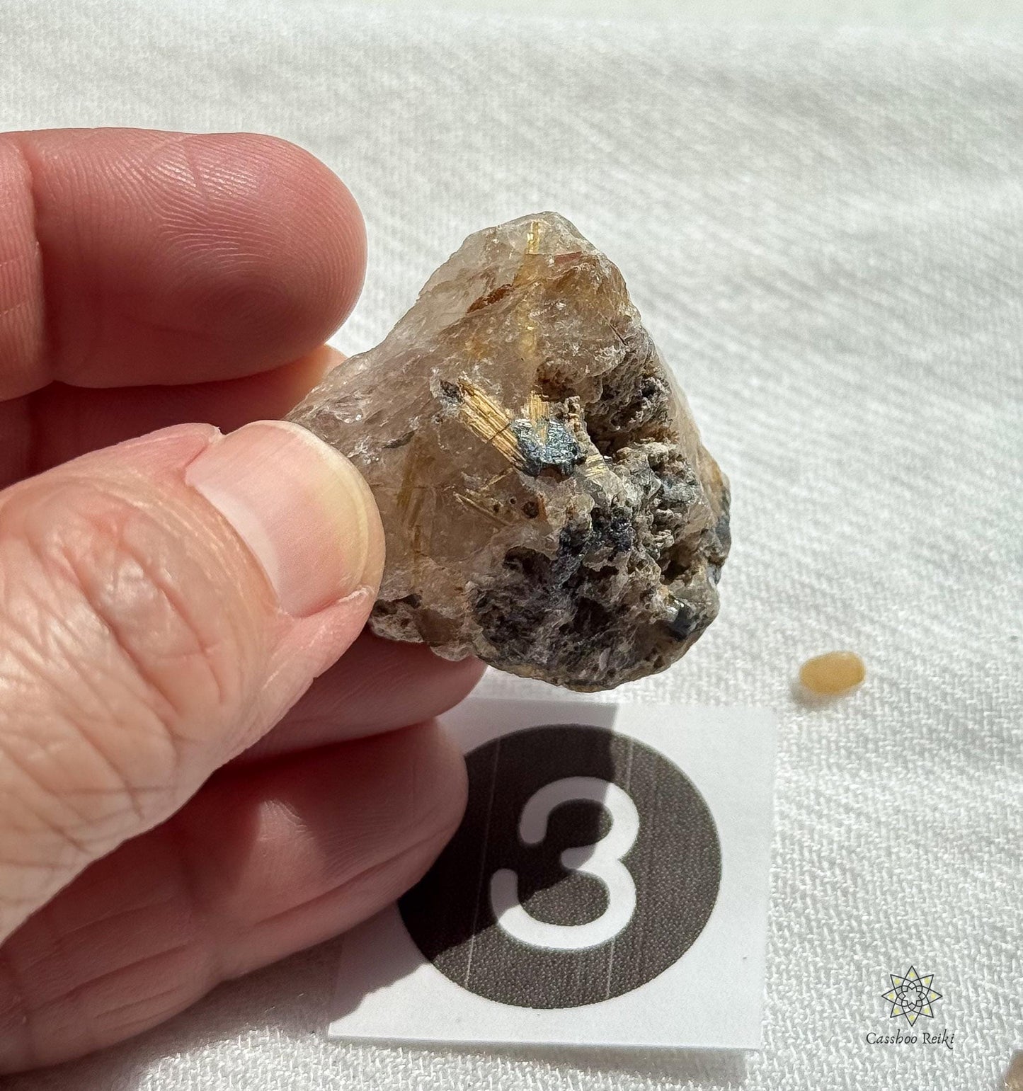 Rough Rutile Quartz . Pick your own