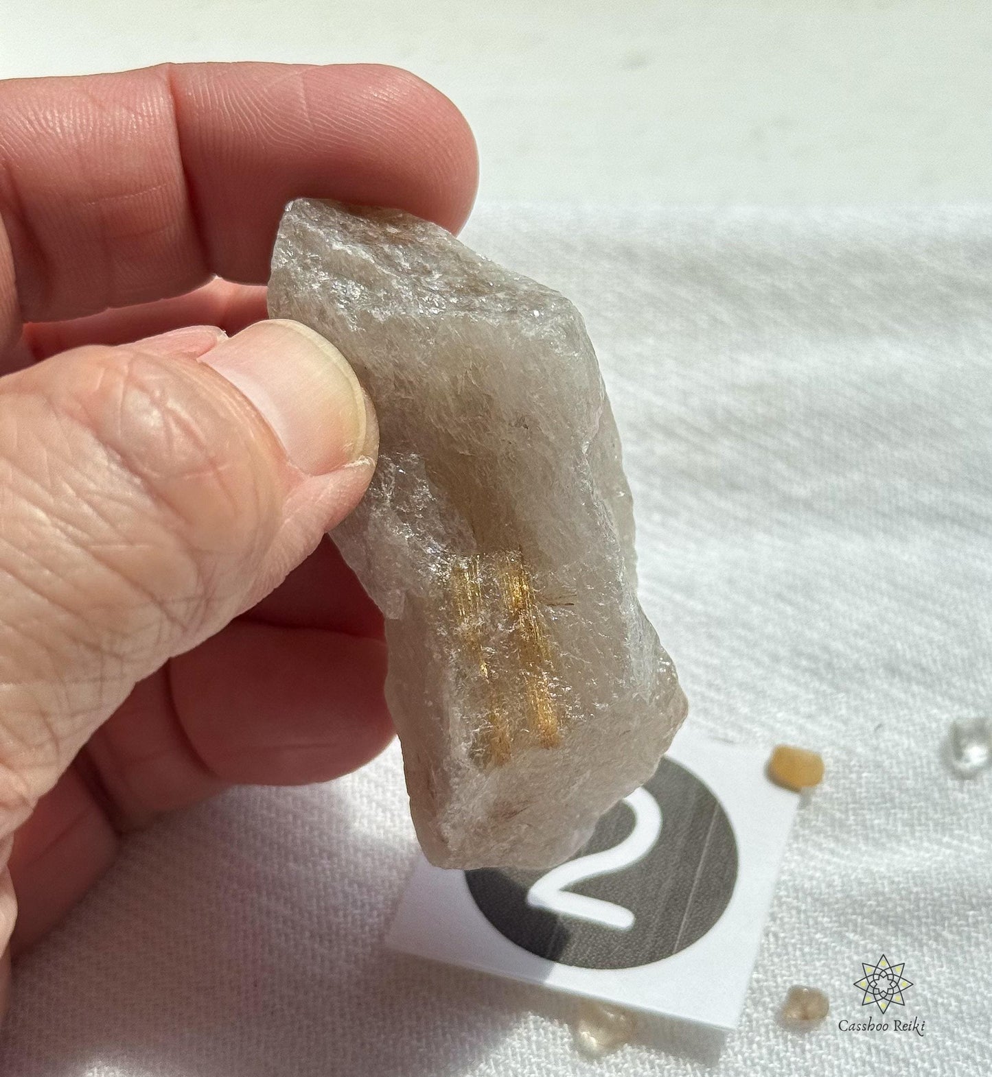 Rough Rutile Quartz . Pick your own