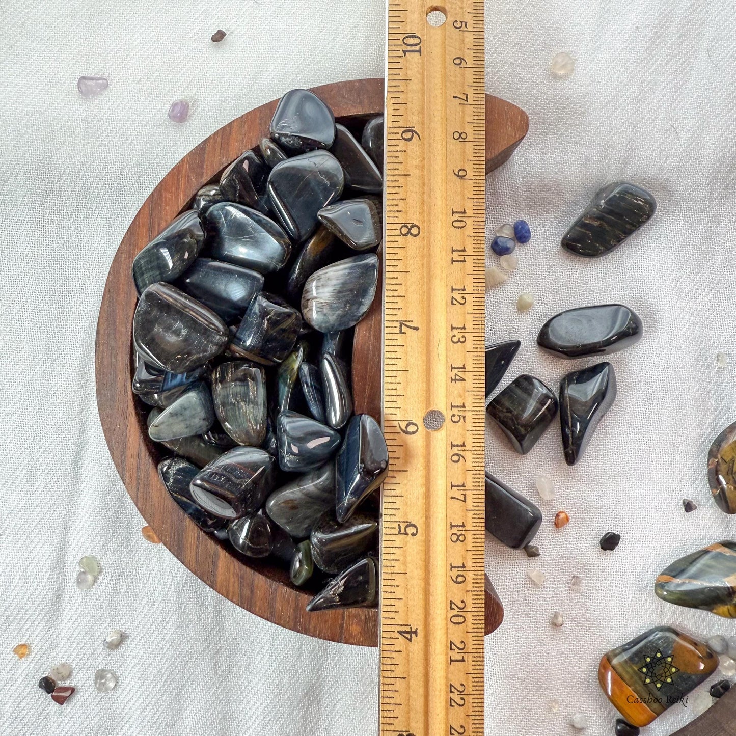 Blue Tiger Eye  | June Birthstone | Leo Zodiac Stone | Capricorn Zodiac Stone