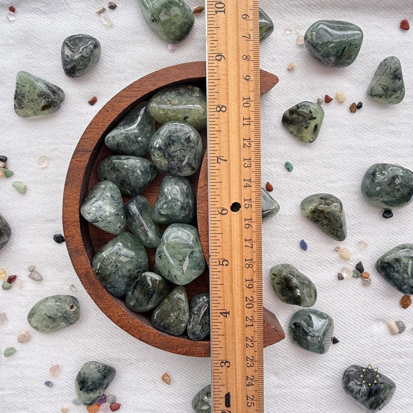 Prehnite, Tumbled or Rough | Gift for Mediums or Psychics