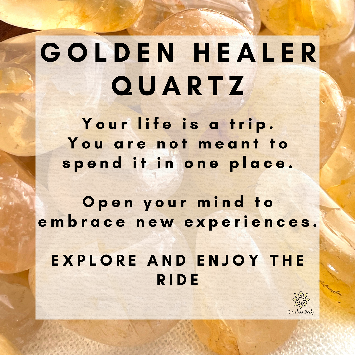 Golden Healer Quartz, Tumbled