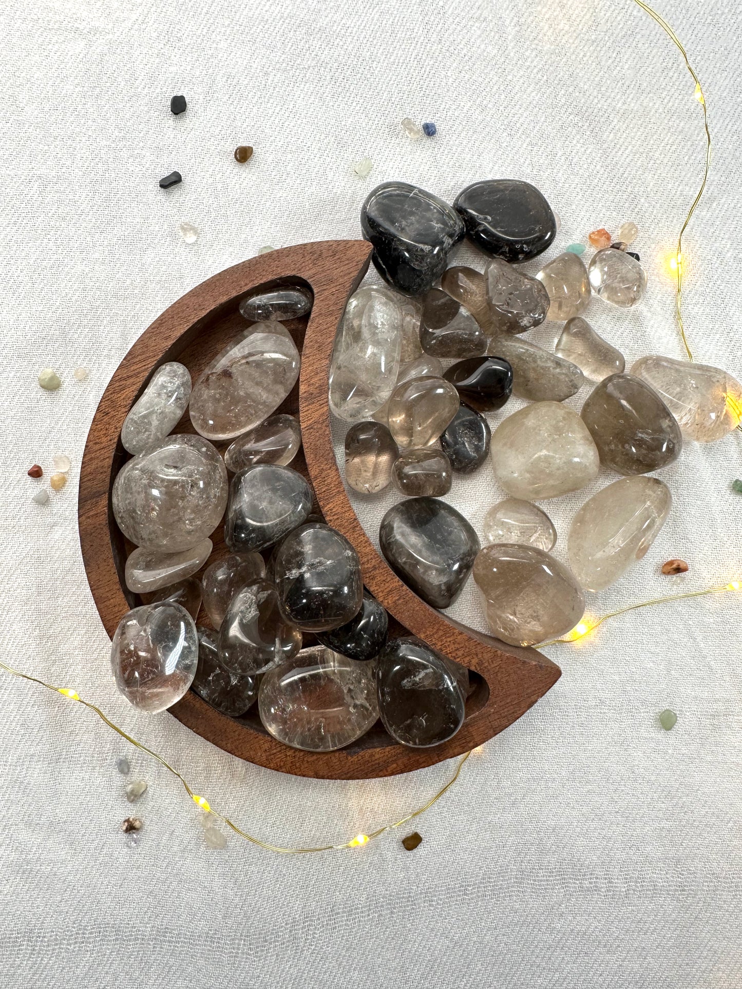 Smoky Quartz, tumbled