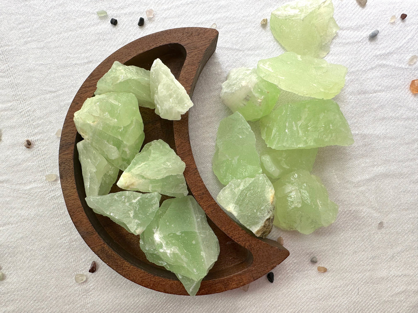 Rough Lime Green Calcite | Heart Chakra Crystal | Virgo Zodiac Crystal