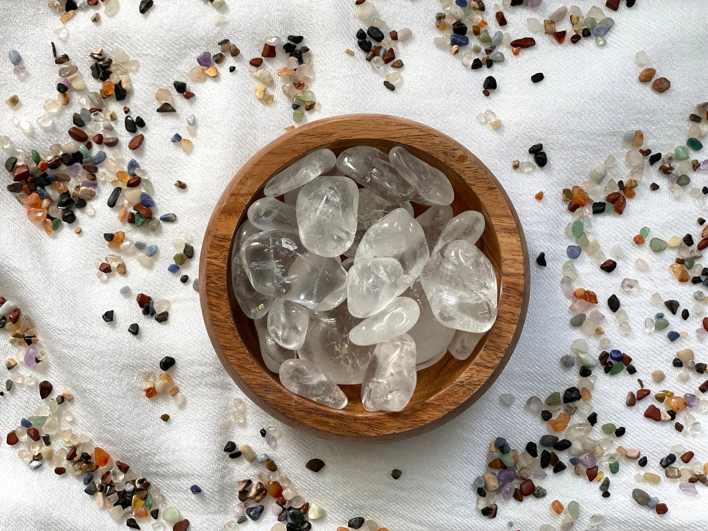 Clear Quartz, tumbled