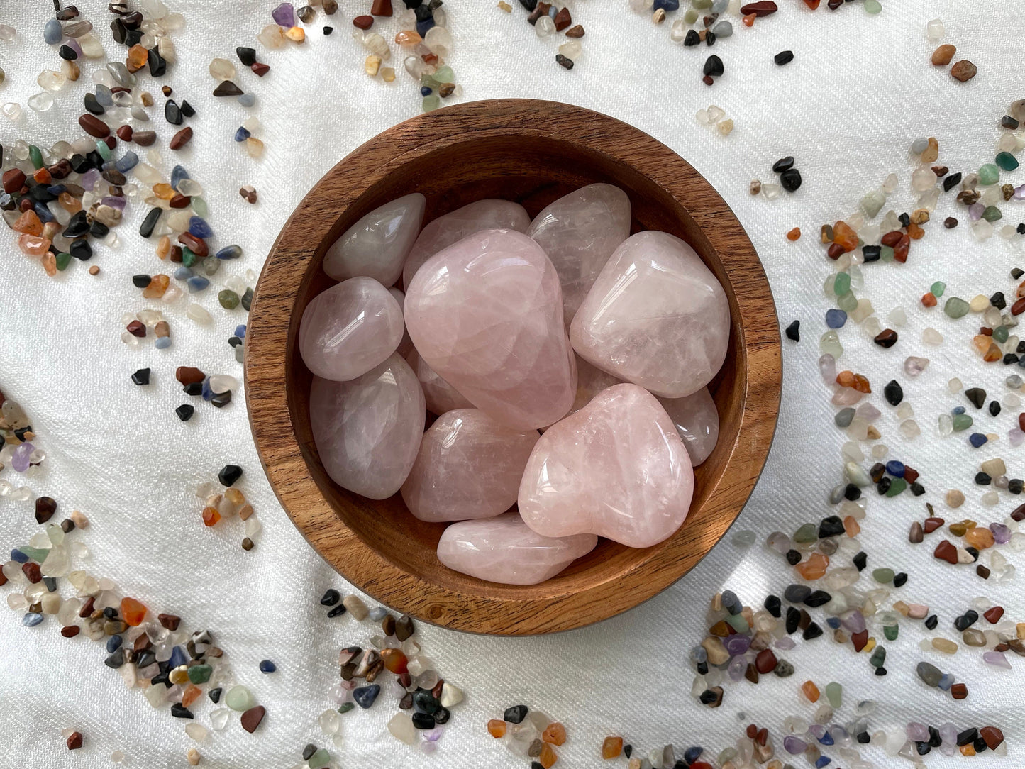 Rose Quartz, tumbled