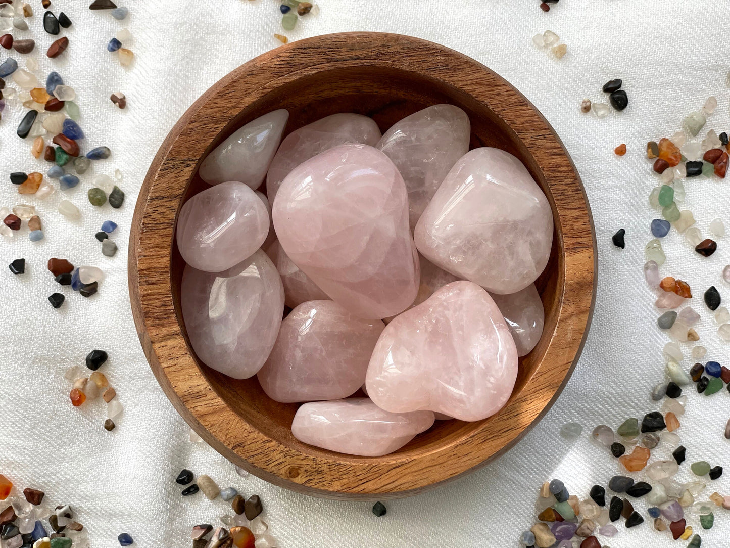 Rose Quartz, tumbled