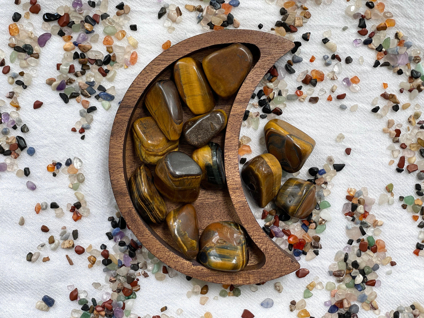 Gold Tiger's Eye , Tumbled or Rough Crystal | Crystal for Protection and Personal Empowerment